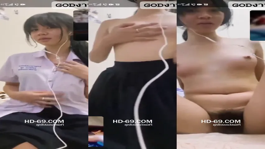 คอลเสียว น้องเพ้นท์ นักเรียนมัธยมน่ารัก แหกหีช่วยตัวเองคาชุด